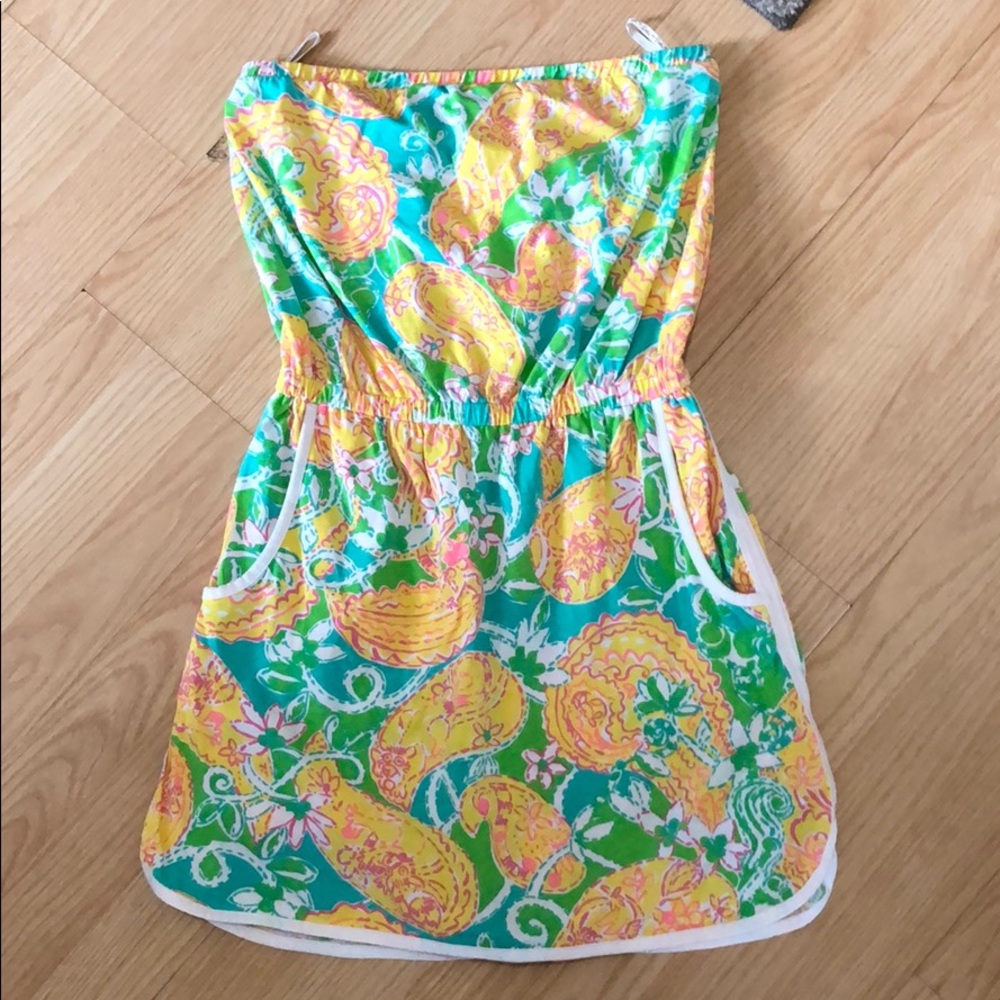 Lilly Pulitzer Strapless Skort Dress